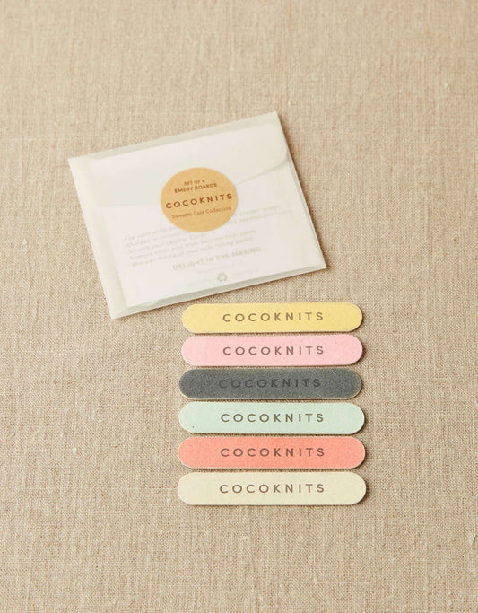 COCOKNITS Emery Boards set of 6